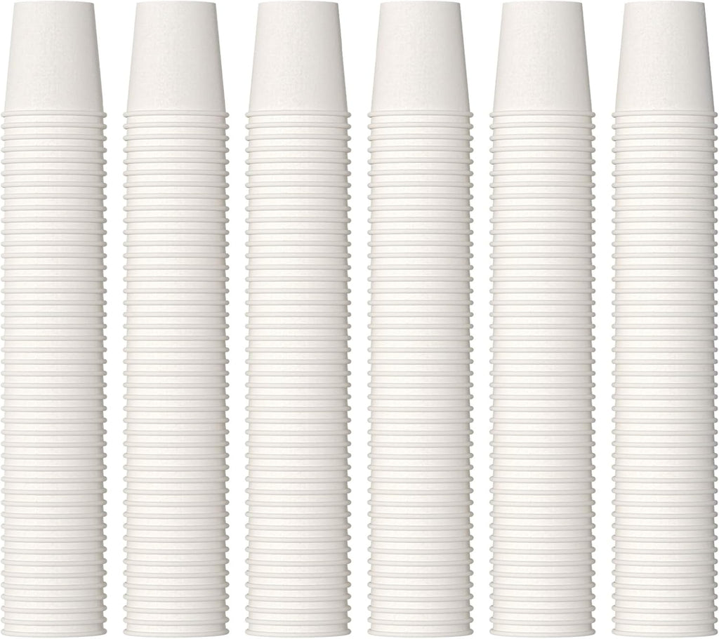 JOLLY PARTY 2 oz Paper Cups, 1440 Pack Small Bathroom Paper Cups, White Mouthwash Cups, Disposable Mini Espresso Cups, Paper Sampling Cup