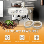 10 Pack Felt Washer Replacement & Espresso Grinders Cleaning Brush for Breville Espresso Machines Grinders BES870/ BES878/ BES880/ BES860/ BES840/ BES990/ BES980/ BCG820