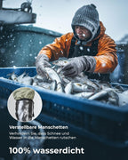 toolant Waterproof Winter Gloves with Grip, Balaena Freezer Gloves for Light Duty Work & Outdoor Adventure, Hiking, Farming, Washing, Ice Fishing, Large