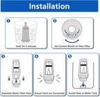 Replacement Water Filter for Breville Barista Touch Espresso Machine BES880, Barista Pro BES878, Oracle Touch BES990, Oracle BES980 & Dual Boiler BES920 Bambino ClaroSwiss Sage, 2 Pack, BES008WHT0NUC1