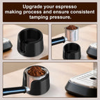 Coffee Tamper Base, Compatible with Ninja Espresso Es601 Anti-Slip Coffee Tamper Base for Ninja Handheld Support Stand Improves Stability Accessories (Black)