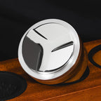 51mm Espresso Distribution Tool with Red Rosewood Handle Stainless Steel Coffee Distributor Adjustable Depth Espresso Leveler, Compatible with 51mm Portafilter