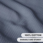 Artoid Mode 100% Cotton Beige Brown Dark Grey Waffle Weave Kitchen Dish Cloths, 12x12 Inch Ultra Soft Absorbent Quick Drying Kitchen Dish Towels Set of 6, Multicolor