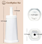 4 Pack Replacement Water Filter for Breville Barista Touch Espresso Machine BES880, Barista Pro BES878, Oracle Touch BES990, Oracle BES980 & Dual Boiler BES920 Bambino ClaroSwiss，#BES008WHT0NUC1