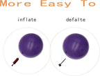 Pilates Ball 8 inch, Small Exercise Ball for Between Knees with Needle Pump for Core Workout & Physical Therapy Yoga PT