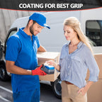 PU Coated Safety Work Gloves, 12 Pairs Work Gloves Mechanic Working Seamless Knit Glove with Polyurethane Coated Smooth