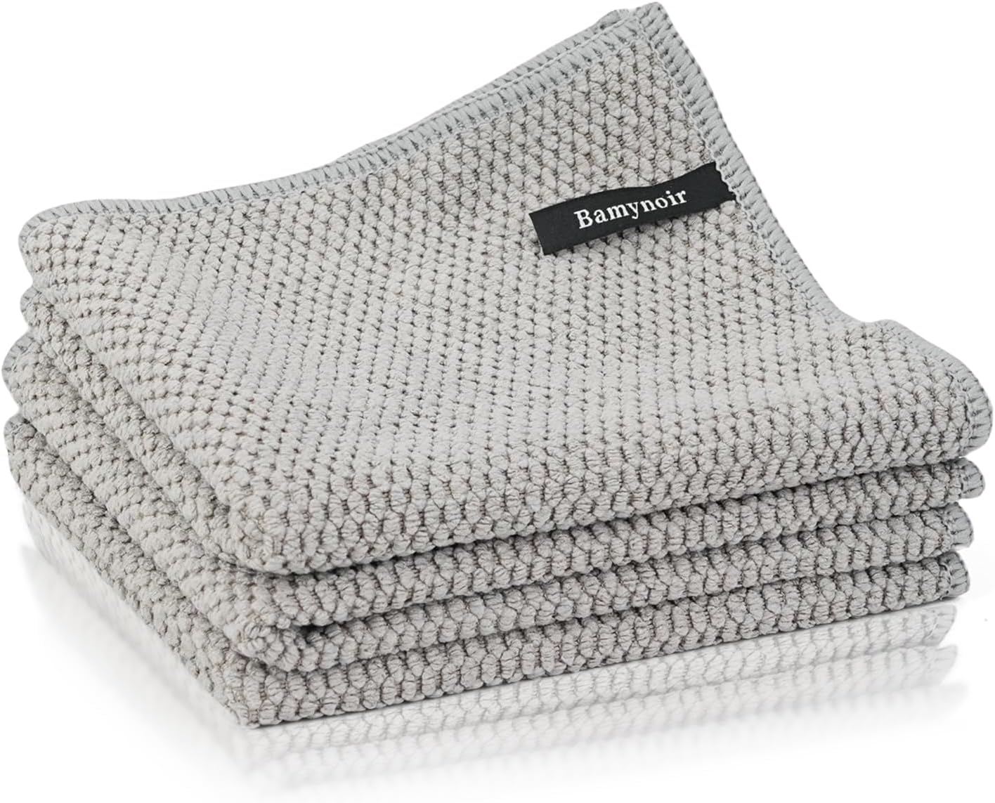 3Packs Coffee Cleaning Cloths, Barista Microfiber Cloths, Highly Absorbent, Quick-Drying, Odor-Free, Suitable for Coffee Accessories and Espresso Machine Cleaning(12"x12")