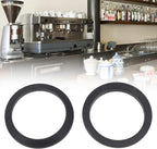 Fit For Nuova SIMONELLI APPIA 1/2/Life, For Nuova Simonelli Appia Espresso Machine Group Head, Silicone Rubber Conical Gasket, Black, Replacement Part, 72X57x9x5mm (2PCS)