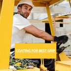 PU Coated Safety Work Gloves, 12 Pairs Work Gloves Mechanic Working Seamless Knit Glove with Polyurethane Coated Smooth