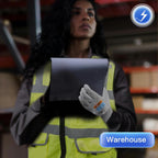 PU Coated Safety Work Gloves, 12 Pairs Work Gloves Mechanic Working Seamless Knit Glove with Polyurethane Coated Smooth