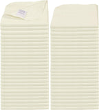 Shop Towels| Multipurpose Commercial and Residential Shop Cleaning| Car Wash, Polish, Housewares, Microwave, Coffee Machine, Restaurant, Bathrooms, Electronics, Auto Garage | 50 Pack 14"x12" Natural