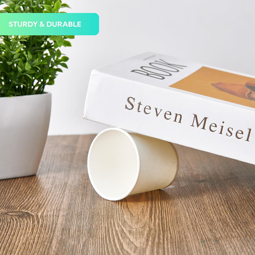 JOLLY PARTY 2 oz Bathroom Cups, 360 Pack Small Paper Cups, White Mouthwash Cups, Disposable Mini Espresso Paper Cups, Paper Sampling Cup