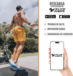 Elite Jumps Muay Thai 2.0 Weighted Jump Rope - Designed for High-Intensity Training, Muay Thai, & MMA Workouts - Heavy 1.3lb PVC Jump Ropes for Fitness