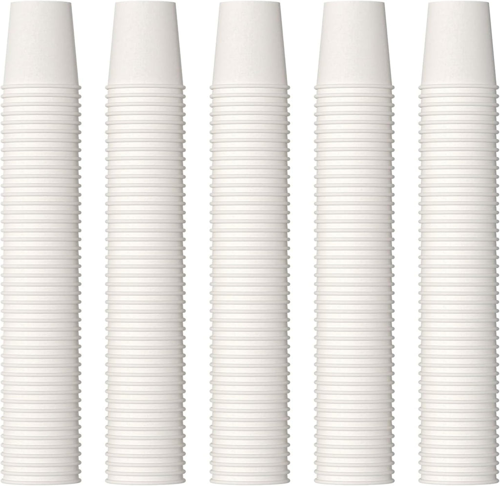 JOLLY PARTY 2 oz Bathroom Cups,700 Pack Small Paper Cups, White Mouthwash Cups, Disposable Mini Paper Espresso Cup, Paper Sampling Cup