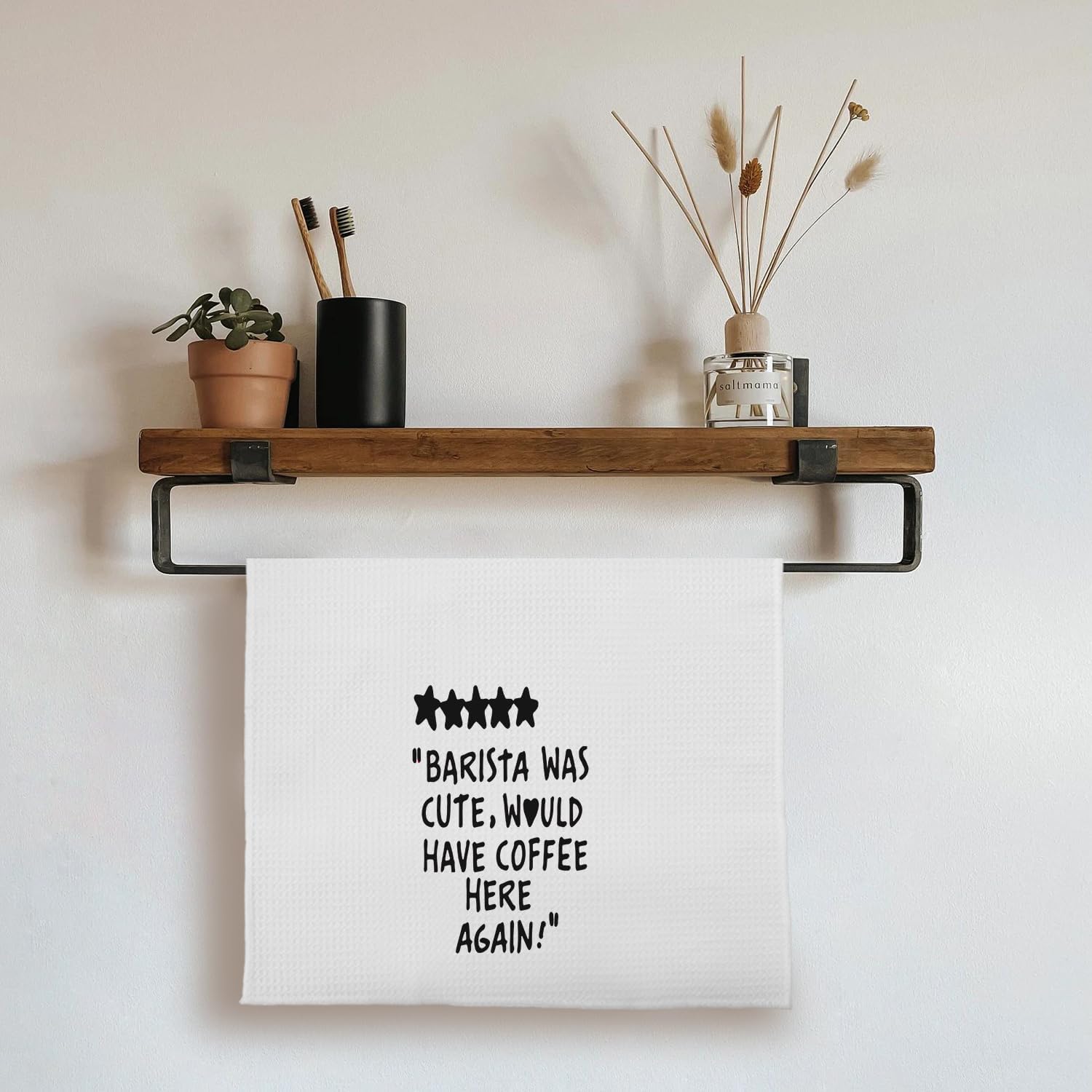 Cute Kitchen Towels - Decorative Coffee Towels, 16x24 Inch