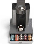 DecoBrothers Supreme Vertuoline Drawer, Holds with 30 Big or 60 Small Vertuoline Pods, Grey