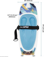 Xspec Kneeboard with Hook Strap for Knee Surfing Boating Waterboarding Kneeling with Padded Foam Surface for Kids, Teens & Adults