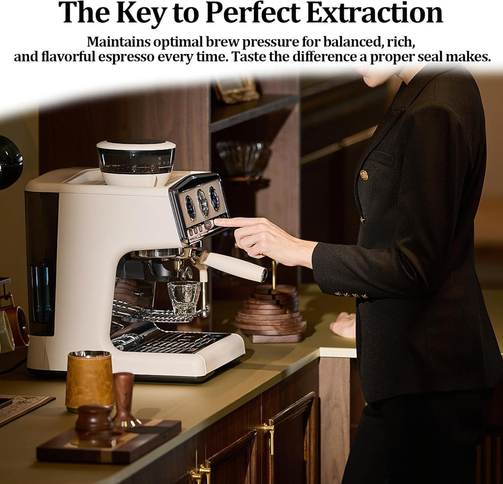 Silicone Steam Ring for Breville Espresso Machines 54mm, Compatible with Multiple Models Leak-Proof Gasket, Replaceable, Good Seal, Better Extraction (1 Pack