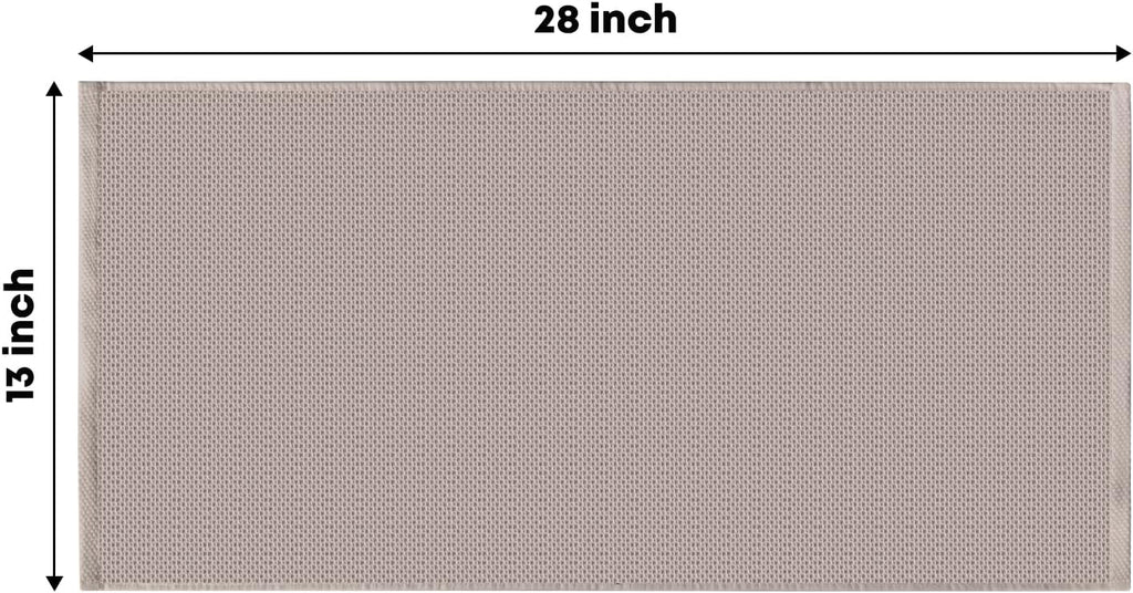 Artoid Mode 100% Cotton Brown Waffle Weave Kitchen Dish Cloths, 13x28 Inch Ultra Soft Absorbent Quick Drying Kitchen Dish Towels Set of 4