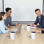 210 Count 12 oz Coffee Cups, White Paper Cups 12 oz for Water Juice or Tea, Perfect for Office Home Party