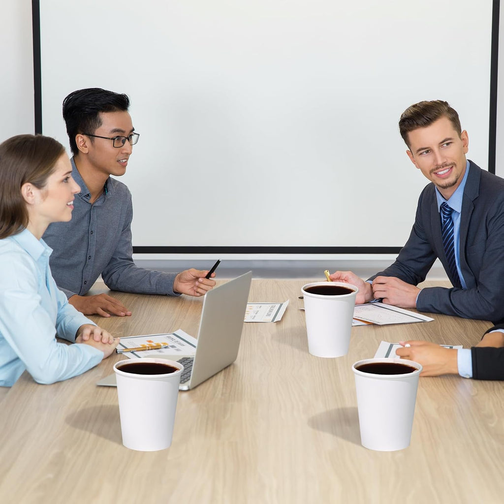 360 Count 8 oz Paper Cups, Disposable Paper Coffee Cups 8 oz,Hot Beverage Drinking Cups for Water Juice or Tea,Perfect for Office Home Party