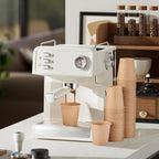 1200 Pack 3 oz Kraft Paper Cups, Disposable Bathroom Cups, Mini Mouthwash Cups, Hot/Cold Beverage Drinking Cup for Gargle Espresso Juice Medicine (Brown)