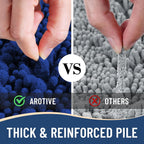 Arotive Luxury Chenille Bathroom Rug Mat, Extra Soft Thick Absorbent Shaggy Bath Rugs, Non-Slip Machine Wash Dry, Plush Bath Mats for Bathroom, Shower and Tub, 24x16, Royal Blue