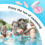 Painless Nose Plugs for Swimming,Nose Plugs for Swimming for Kids (Age 6+) and Adults, Ensure Comfort and Safety in The Water