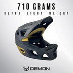 Demon United Podium X MIPS Full Face Mountain Bike Helmet- Removable Fit Pad Options- Advanced Venting System-Lightweight - Fullface DH BMX MTB Helmet