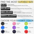 Yes4All High-Density EPP Round Back Roller Foam, Exercise Foam Roller for Yoga, Pilates & Stretching - 12, 18, 24, 36 inch