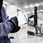 KAYGO Winter Work Gloves for Men and Women, 12 Pairs Thermal Insulated Safety Work Gloves PU Coated, Smooth Grip on Palm & Fingers,Ideal for Freezer Work,Black,S