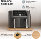 Ibyx Elegant Sliding Tray for Your Coffee Maker & Heavy Kitchen Appliances - Sturdy, Slides Easily from Under The Cabinet (Natural, 16" W x 13" D)