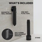 Subminimal Flick WDT Espresso Distribution Tool - Stirrer Tool For Barista-Grade Precision Brewing - Tamper With Retractable Needles - Coffee & Espresso Machine Parts & Accessories