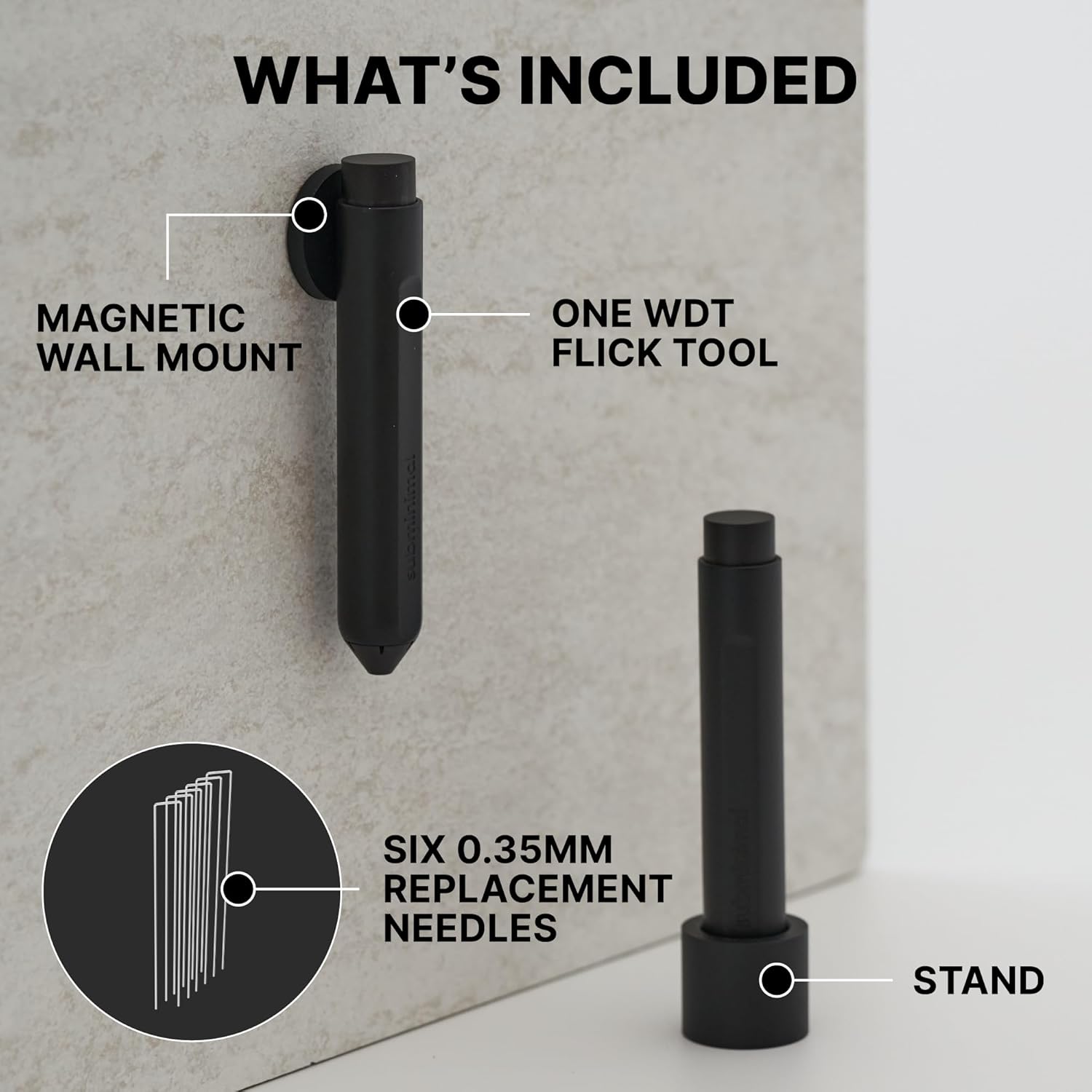 Subminimal Flick WDT Espresso Distribution Tool - Stirrer Tool For Barista-Grade Precision Brewing - Tamper With Retractable Needles - Coffee & Espresso Machine Parts & Accessories
