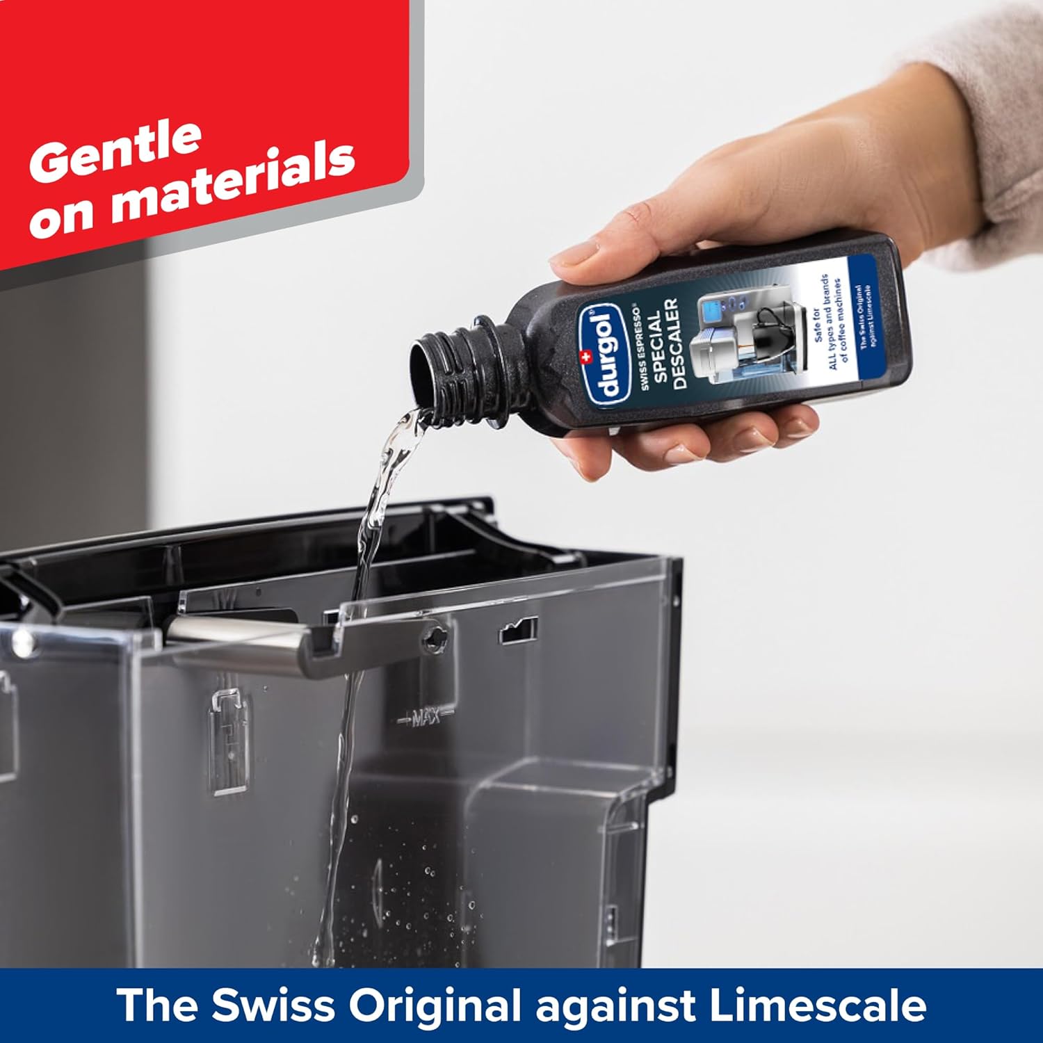 Durgol Swiss Espresso, Descaler and Decalcifier for All Brands of Espresso Machines and Coffee Makers, 4.2 Fluid Ounces (Pack of 2)