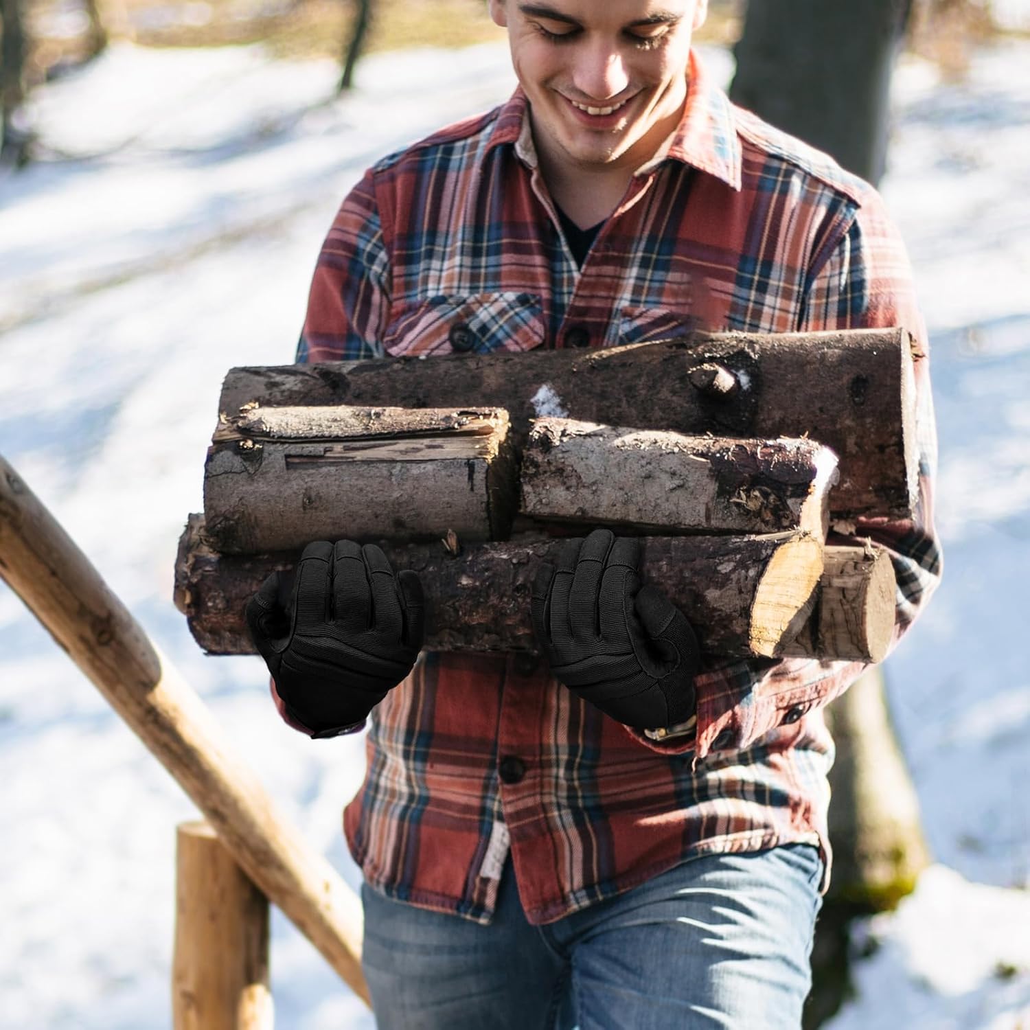 KAYGO Insulated Mechanic Work Gloves,KG127W Winter Thermal Safety Work Gloves for Men and Women, Double Lining,Heavy duty,Improved dexterity,Excellent Grip,Ideal for outdoor jobs,M