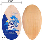 seething 35 Inch Skimboard with High Gloss Coat Wood Skim Board for Beginners,Kids, Teenagers, Adults and All Skimming