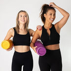 Oceanfoam Tidal Roller - Magenta - Muscle Massage Foam Roller for Back Pain & Stretching - Firm and Ergonomic Wide Wave Textured - Yoga, Athletics, & Wellness - Full Size, 20" x 5"