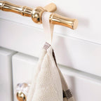 All-Clad Checked Kitchen Towel: Highly Absorbent, Super Soft Long Lasting - 100% Cotton, 17"x30" Tea Towel for Cleaning & Drying Dishes, Pans, Glassware, or Countertops, (1-Pack), Almond