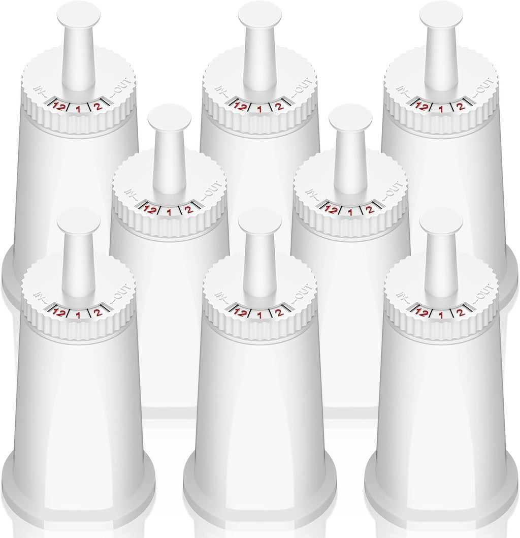 Replacement Water Filter for Breville Espresso Machine Barista Touch BES880, Barista Pro BES878, Oracle Touch BES990, Oracle BES980, Dual Boiler BES920 Bambino ClaroSwiss Sage, 8 Pack