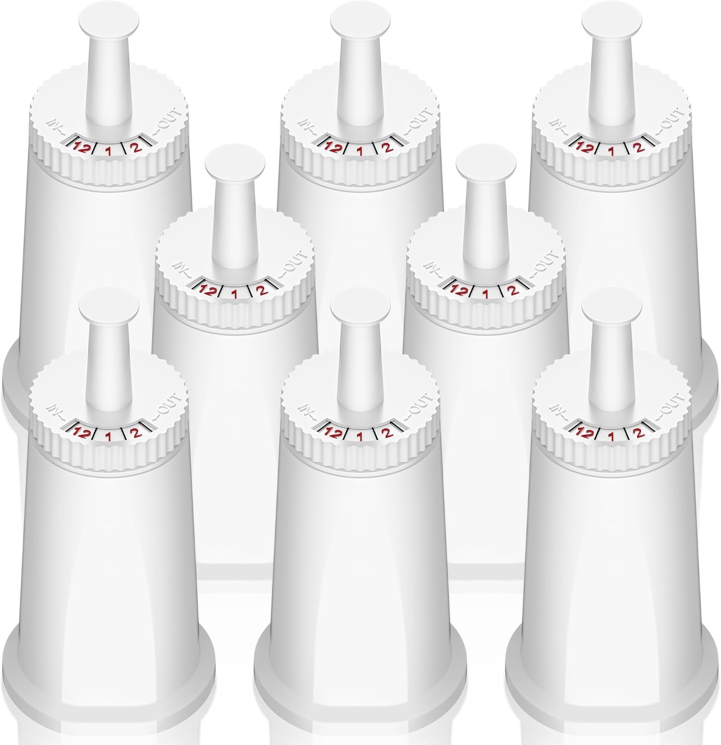 Replacement Water Filter for Breville Espresso Machine Barista Touch BES880, Barista Pro BES878, Oracle Touch BES990, Oracle BES980, Dual Boiler BES920 Bambino ClaroSwiss Sage, 8 Pack