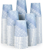 MUCHII 8 oz Paper Cups, 300 Count Disposable Coffee Cups for Hot Beverages, Water, Juice, or Tea