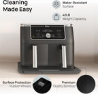 Ibyx Elegant Sliding Tray for Your Coffee Maker & Heavy Kitchen Appliances - Sturdy, Slides Easily from Under The Cabinet (Black, 16" W x 13" D)