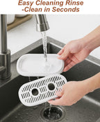 Drip Tray Lower & Extension for Philips Baristina Espresso Coffee Machine, Lower & Wider Base for Oversized Cups, PETG Material, Easy Clean