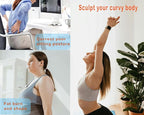 Figure 8 Resistance Band, Arm Back Shoulder Exercise Elastic Rope Stretch Fitness Band, Foot, Leg, Hand Stretcher, Arm Exerciser for Yoga Pilates Stretching Physical Therapy, Home Gym Workout