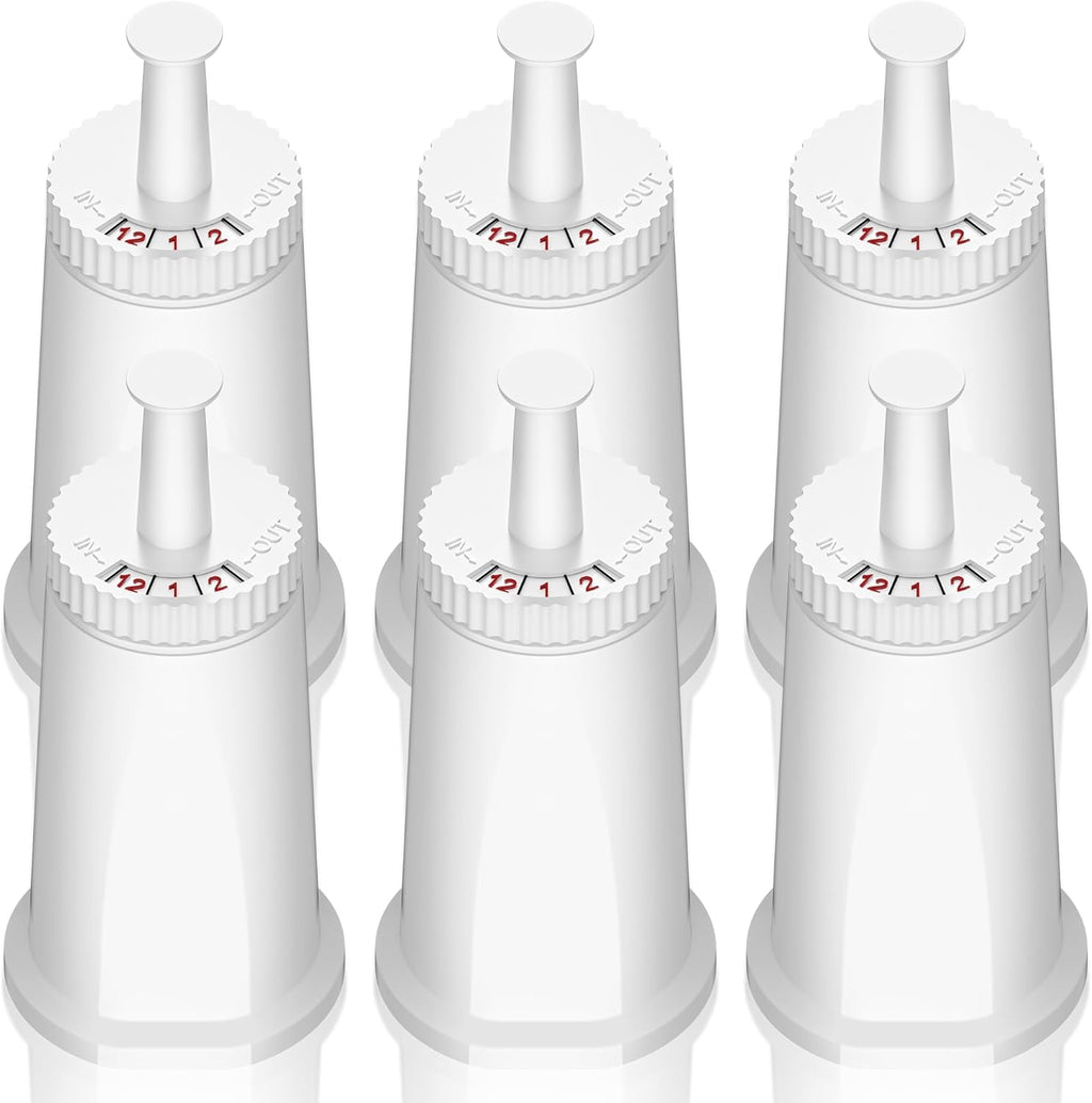 Replacement Water Filter for Breville Espresso Machine Barista Touch BES880, Barista Pro BES878, Oracle Touch BES990, Oracle BES980, Dual Boiler BES920 Bambino ClaroSwiss Sage, 6 Pack