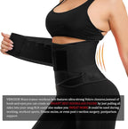 VENUZOR Waist Trainer Belt for Women - Waist Cincher Trimmer - Slimming Body Shaper Belt - Sport Girdle Belt (UP Graded)
