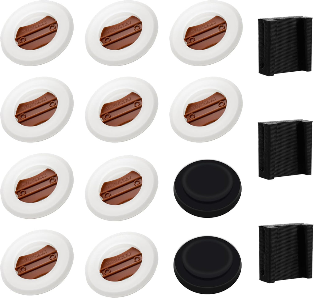 ShanSon Seal Valve 12pcs Set Airtight & Freshness Preservation Fits Various Coffee Containers Long-Lasting Lock Essential for Home Coffee Storage