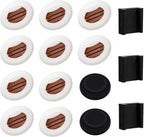 ShanSon Seal Valve 12pcs Set Airtight & Freshness Preservation Fits Various Coffee Containers Long-Lasting Lock Essential for Home Coffee Storage