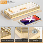 Wooden Decorative Tray, Oak 11.2" L Kitchen Countertop Soap Sponge Holder for Dresser Perfume Tray Jewelry Candle Nightstand Table Centerpieces for Dining Room Decor Natural